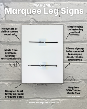 Leg Sign Benefit Post 2 Leg Sign Benefit Post 2